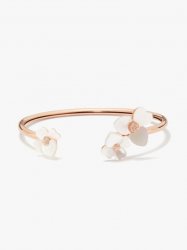 Kate Spade | Cream Multi/Rose Gold Precious Pansy Flex Cuff