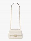 Kate Spade | Ivory Carlyle Quilted Medium Shoulder Bag