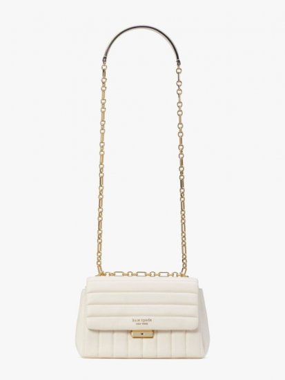 Kate Spade | Ivory Carlyle Quilted Medium Shoulder Bag - Click Image to Close