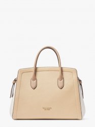 Kate Spade | Warm Stone Multi Knott Colorblocked Large Satchel