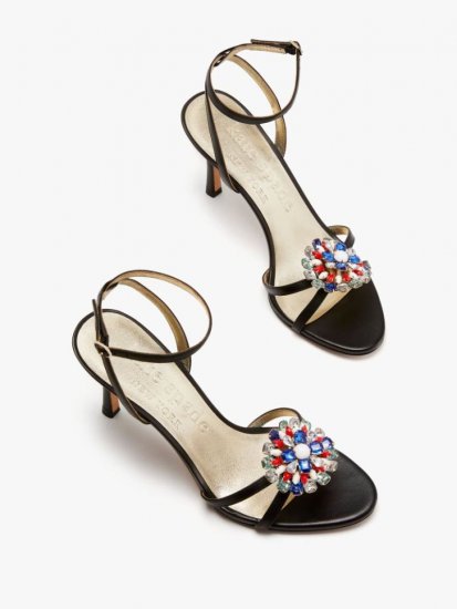 Kate Spade | Black Multi. Jada Firework Sandals - Click Image to Close