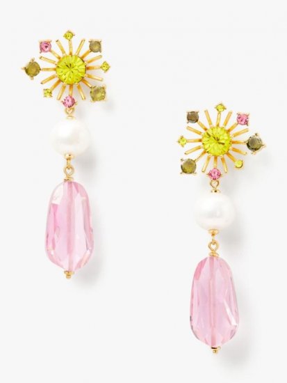 Kate Spade | Multi Rooftop Garden Linear Earrings - Click Image to Close