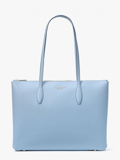 Kate Spade | Celeste Blue All Day Large Zip-Top Tote - Click Image to Close