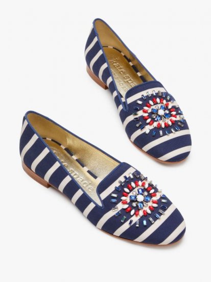 Kate Spade | Breton Strp/Otrspace Tia Firework Loafers - Click Image to Close