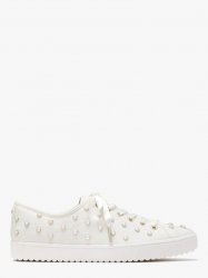 Kate Spade | Parchment. Match Pearls Sneakers