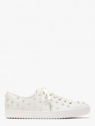 Kate Spade | Parchment. Match Pearls Sneakers