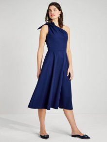 Kate Spade | Black Twill One-Shoulder Dress