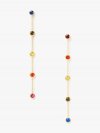 Kate Spade | Multi Rainbow Dot Linear Earrings