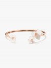 Kate Spade | Cream Multi/Rose Gold Precious Pansy Flex Cuff