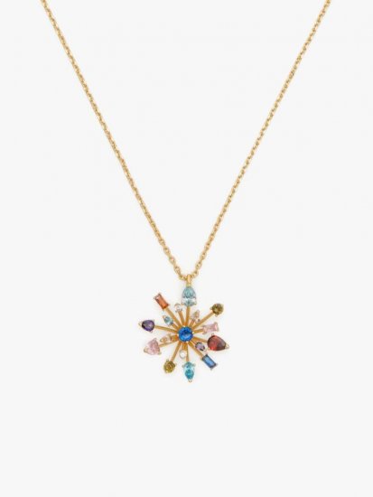 Kate Spade | Multi Firework Floral Pendant - Click Image to Close