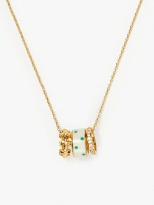 Kate Spade | Sun Dot Heritage Spade Flower Stacked Mini Pendant