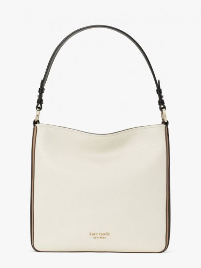 Kate Spade | Parchment Multi Hudson Colorblocked Large Hobo Bag - Click Image to Close