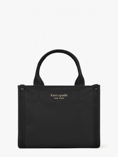 Kate Spade | Black The Little Better Sam Nylon Mini Tote - Click Image to Close