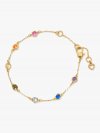 Kate Spade | Multi Rainbow Dot Linear Bracelet