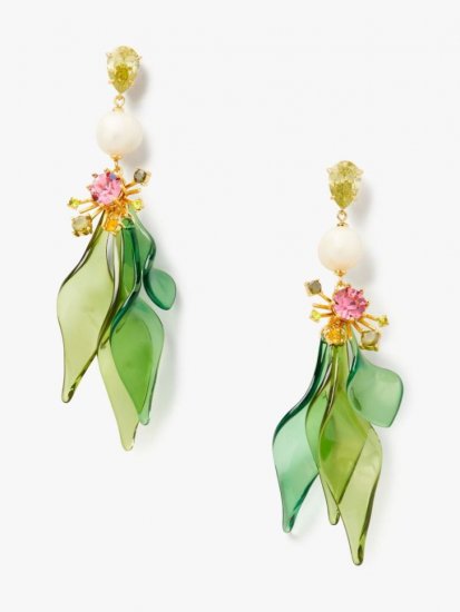Kate Spade | Multi Rooftop Garden Statement Earrings - Click Image to Close