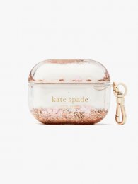 Kate Spade | Rose Gold Multi. Liquid Glitter Airpods Case