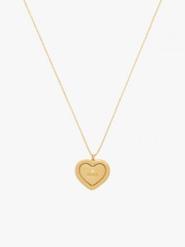 Kate Spade | Clear/Gold. At Heart Miss To Mrs Pendant