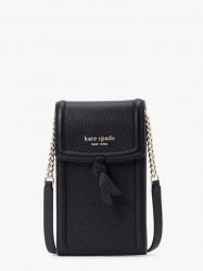 Kate Spade | Black Knott North South Phone Crossbody