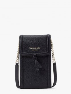 Kate Spade | Black Knott North South Phone Crossbody