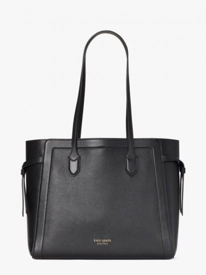 Kate Spade | Black Knott Large Tote - Click Image to Close