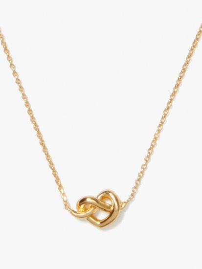 Kate Spade | Gold Loves Me Knot Mini Pendant - Click Image to Close