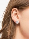 Kate Spade | "Clear/Silver" That Sparkle Princess Cut Large Studs
