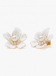 Kate Spade | White. Flora Statement Studs