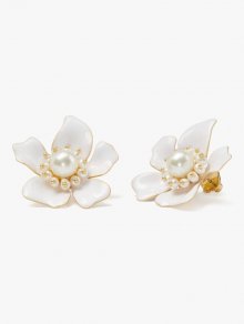 Kate Spade | White. Flora Statement Studs