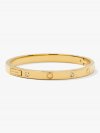 Kate Spade | Gold Infinite Spade Engraved Spade Bangle