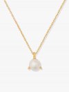 Kate Spade | Cream/Gold Brilliant Statements Tri-Prong Pendant