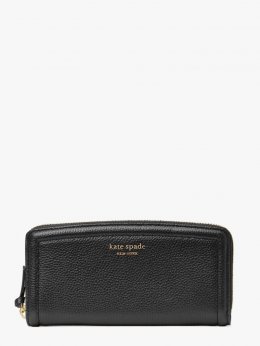 Kate Spade | Black Knott Slim Continental Wallet