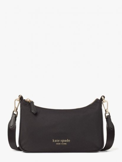 Kate Spade | Black The Little Better Sam Nylon Small Crossbody - Click Image to Close