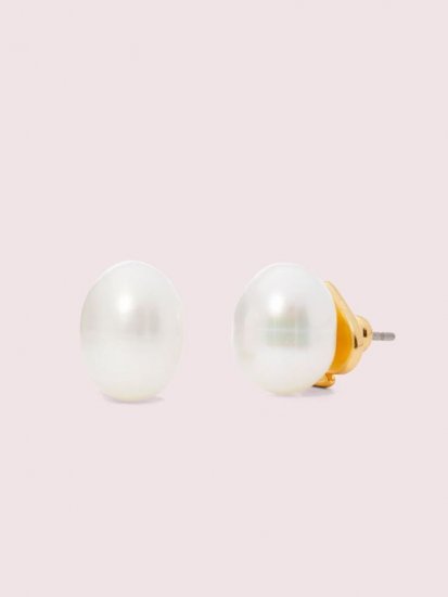 Kate Spade | Cream Pearl Drops Pearl Studs - Click Image to Close