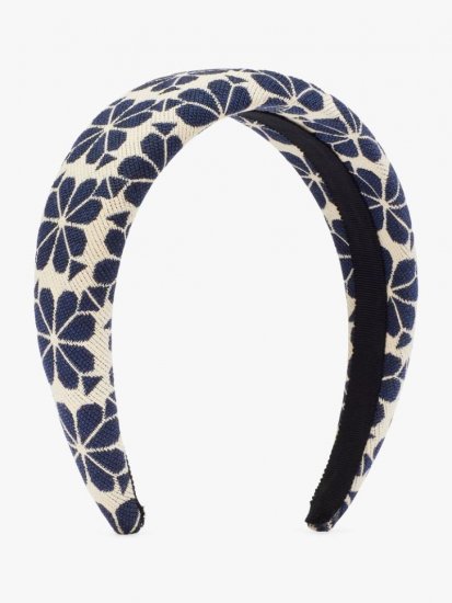 Kate Spade | 431 Squid Ink (March) Spade Flower Headband - Click Image to Close