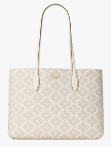 Kate Spade | Parchment Multi Spade Flower Coated Canvas All Day Large Tote