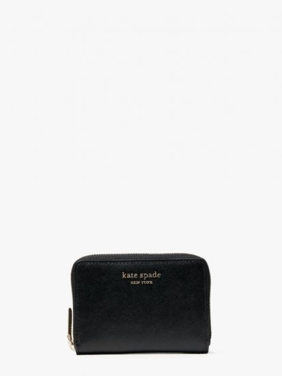 Kate Spade | Black Spencer Zip Cardholder - Click Image to Close