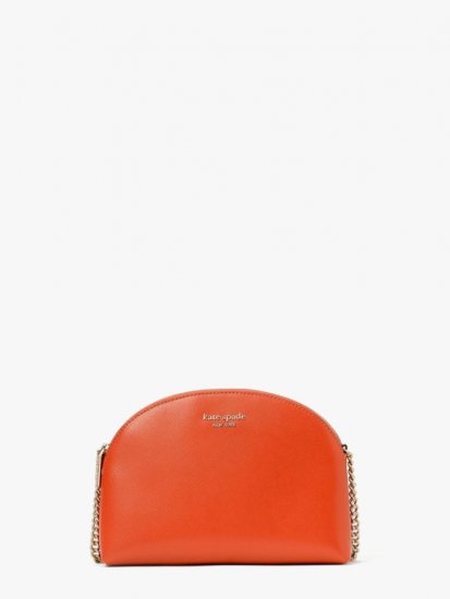 Kate Spade | Dried Apricot Spencer Double-Zip Dome Crossbody - Click Image to Close