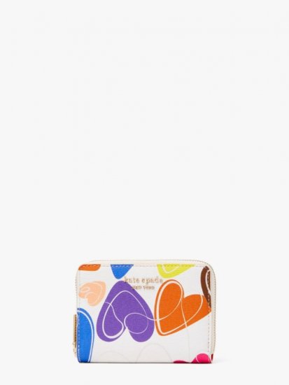 Kate Spade | Multi Pride Hearts Card Case - Click Image to Close