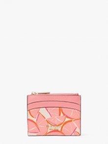 Kate Spade | Pink Multi. Spencer Grapefruit Coin Card Case