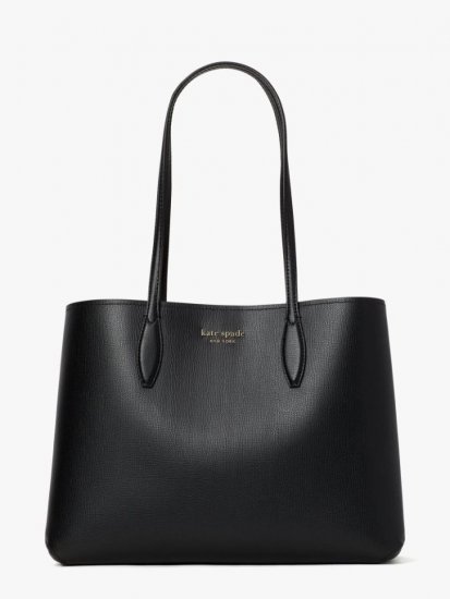 Kate Spade | Black/Black All Day Large Tote - Click Image to Close