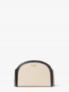 Kate Spade | Warm Beige/Black Spencer Double-Zip Dome Crossbody