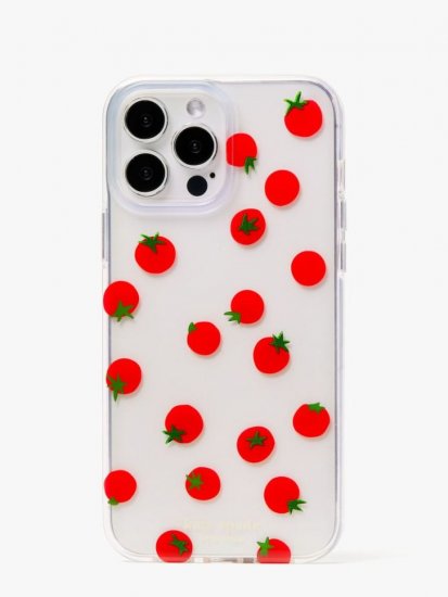 Kate Spade | Bright Red Multi Roma Tomato Iphone Pro Max Case - Click Image to Close