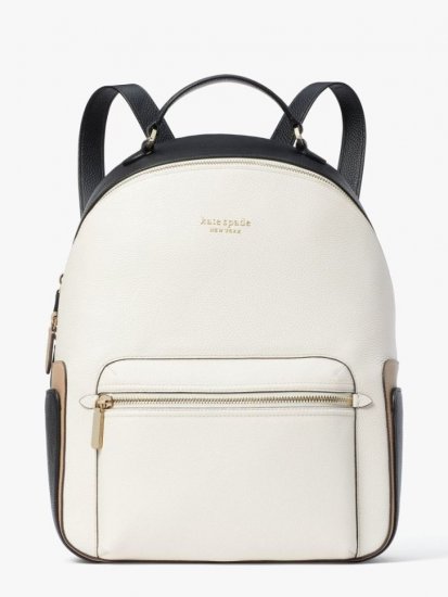 Kate Spade | Parchment Multi Hudson Colorblocked Large Backpack - Click Image to Close