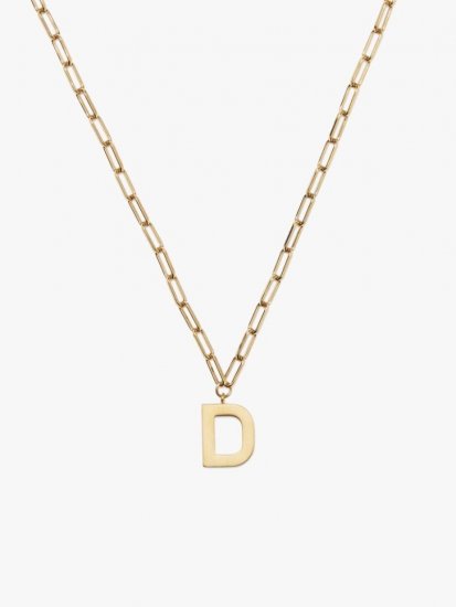 Kate Spade | Gold. D Initial This Pendant - Click Image to Close