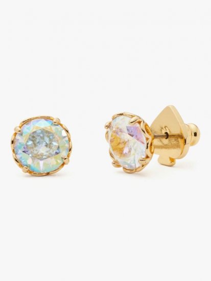 Kate Spade | Ab/Gold That Sparkle Round Earrings - Click Image to Close