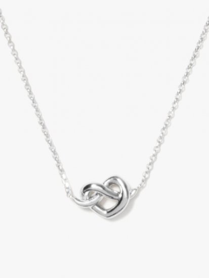 Kate Spade | Silver Loves Me Knot Mini Pendant - Click Image to Close