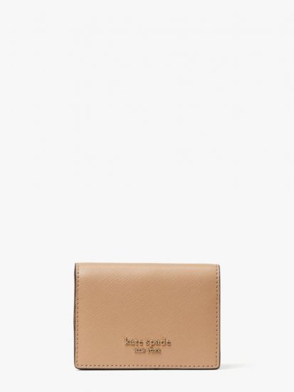 Kate Spade | Raw Pecan Spencer Business Cardholder - Click Image to Close