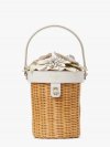 Kate Spade | Multi Bridal Wicker Flower Pot Crossbody