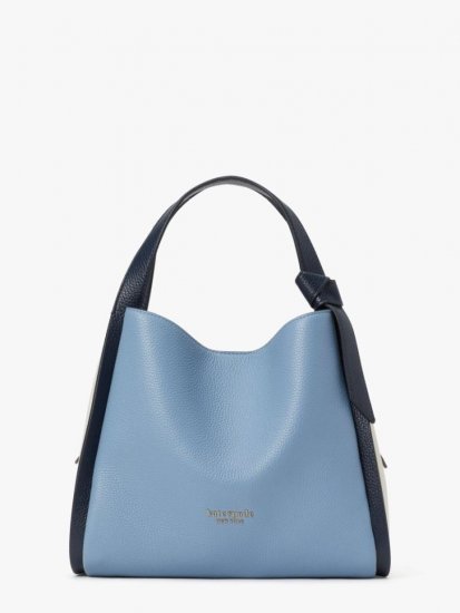 Kate Spade | Morning Sky Multi Knott Colorblocked Medium Crossbody Tote - Click Image to Close