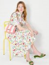 Kate Spade | Fresh White Multi Rooftop Garden Floral Montauk Dress